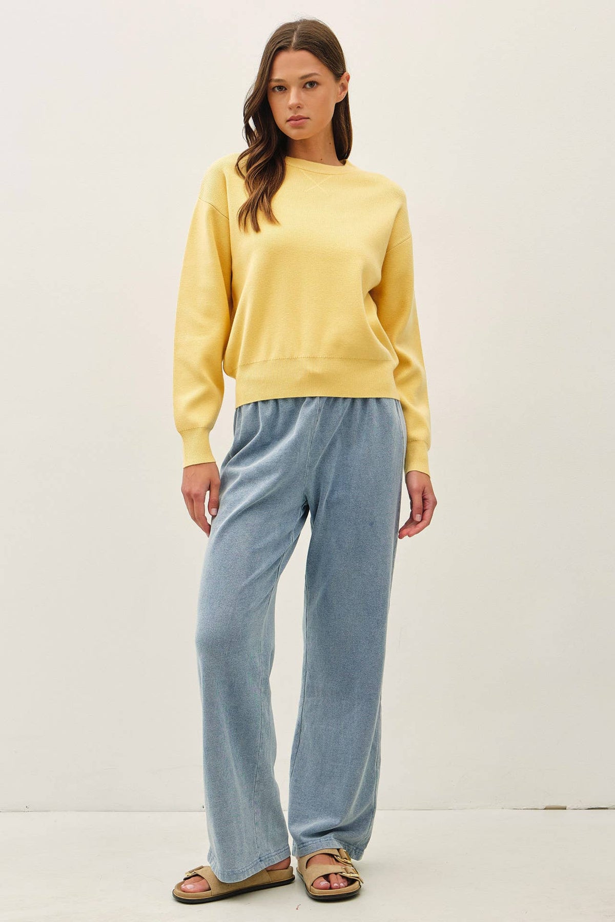 Ivy League Crop Sweatshirt