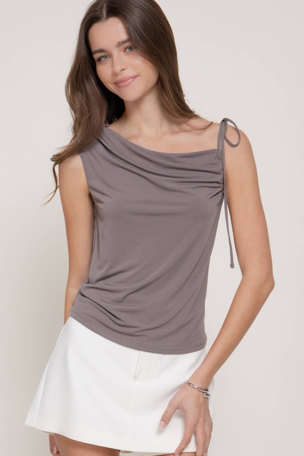 Basic Babe One Shoulder Top