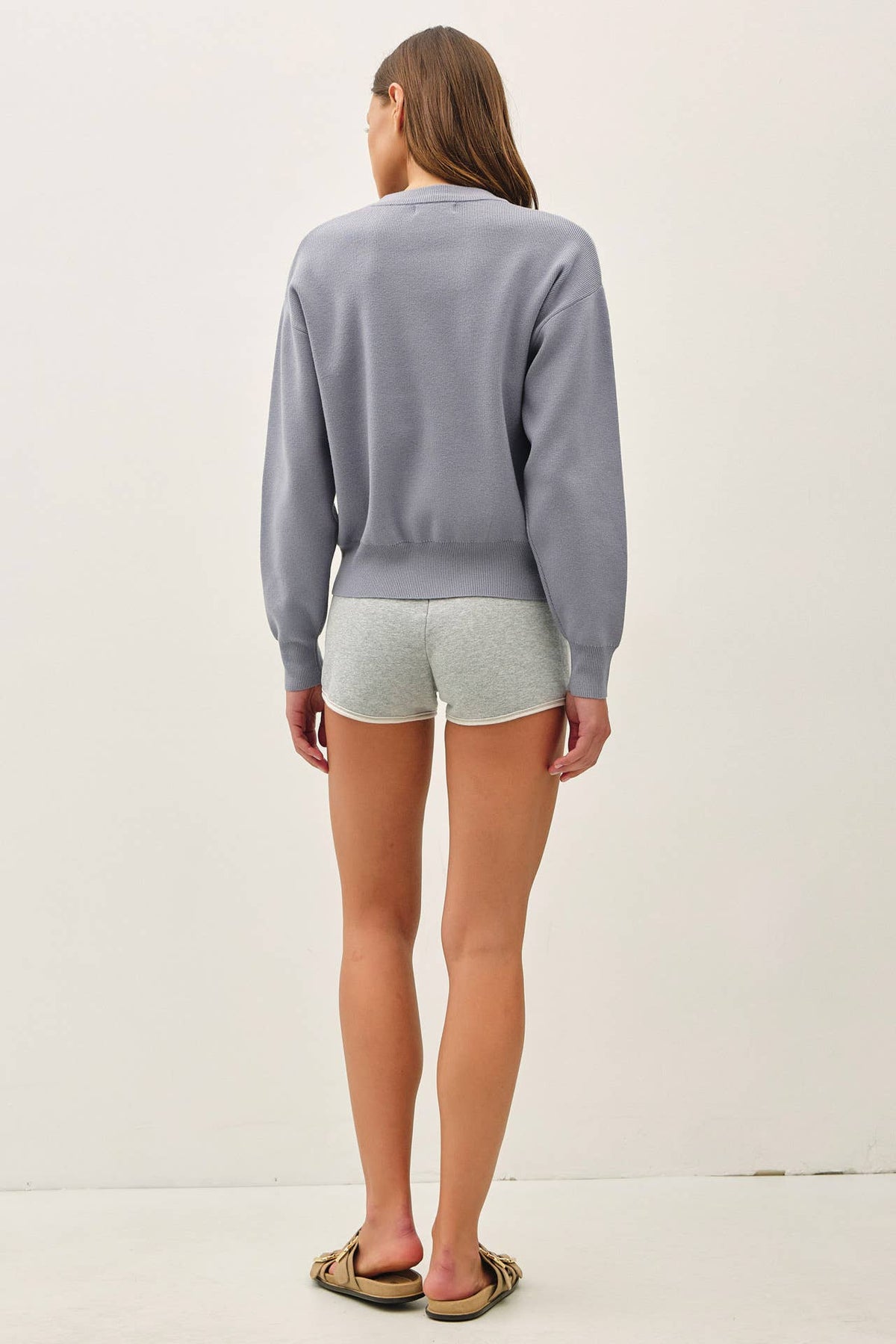 Ivy League Crop Sweatshirt
