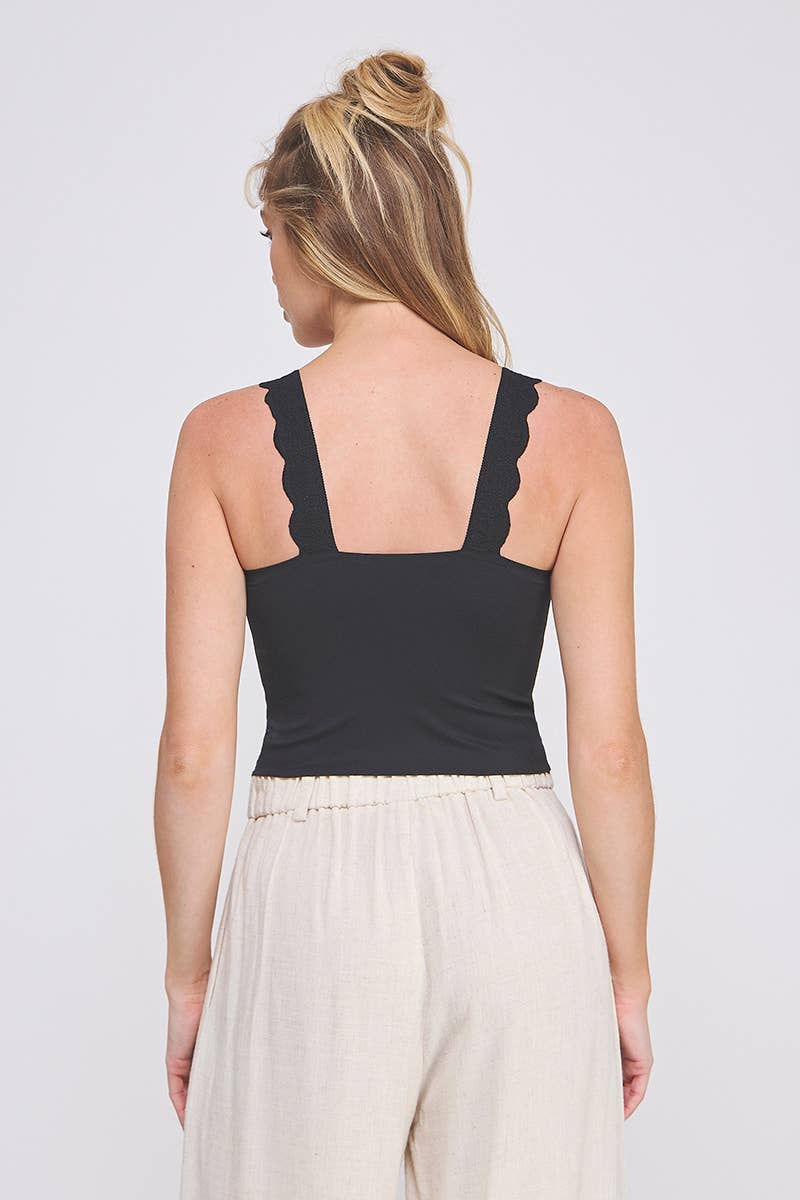 Scalloped Edge Bralette