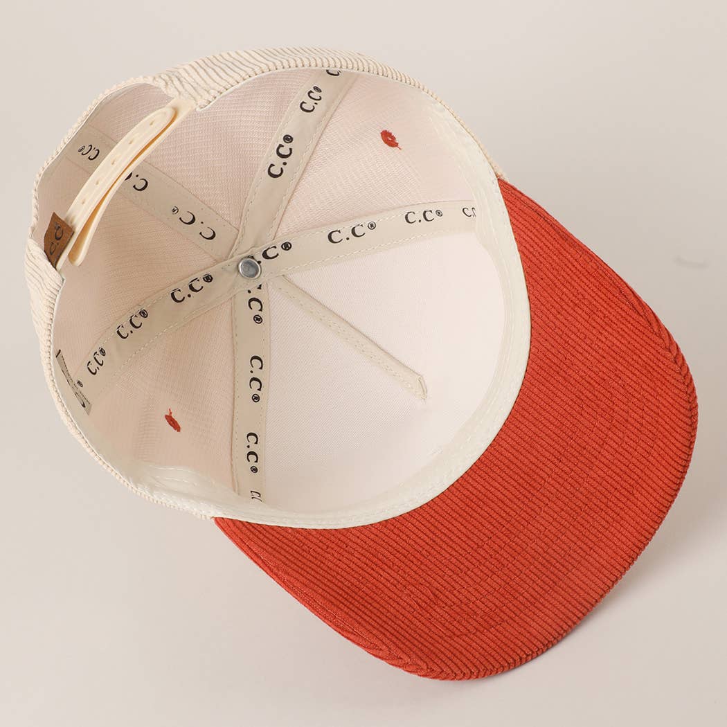WORST BEHAVIOR Corduroy Trucker