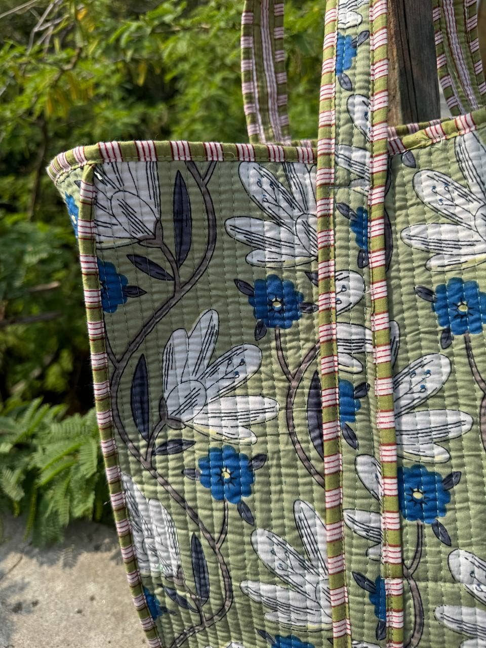Gifts for Girlfriend Party Wear Bag Block Printed Cotton Bag
