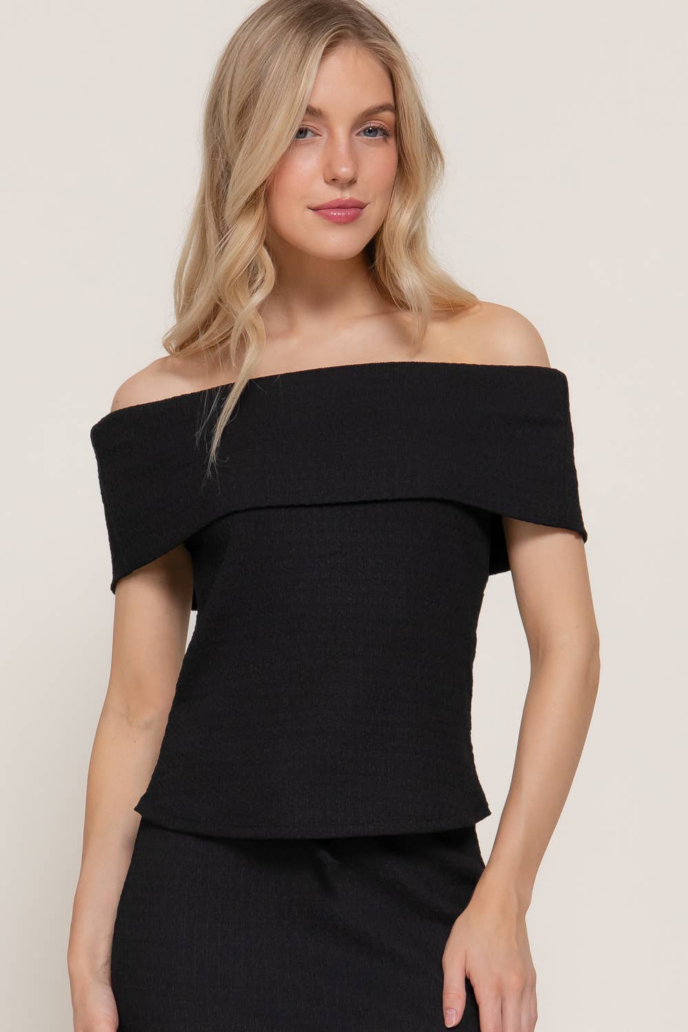 Come Sail Away Off Shoulder Top