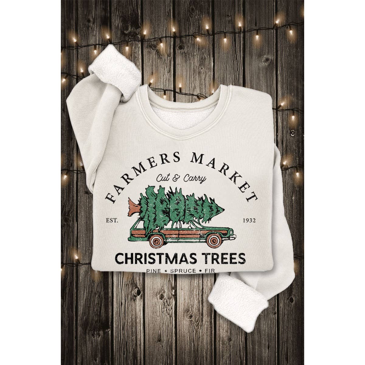 FARMERS MARKET CUT MINERAL GRAPHIC SWEATSHIRTS
