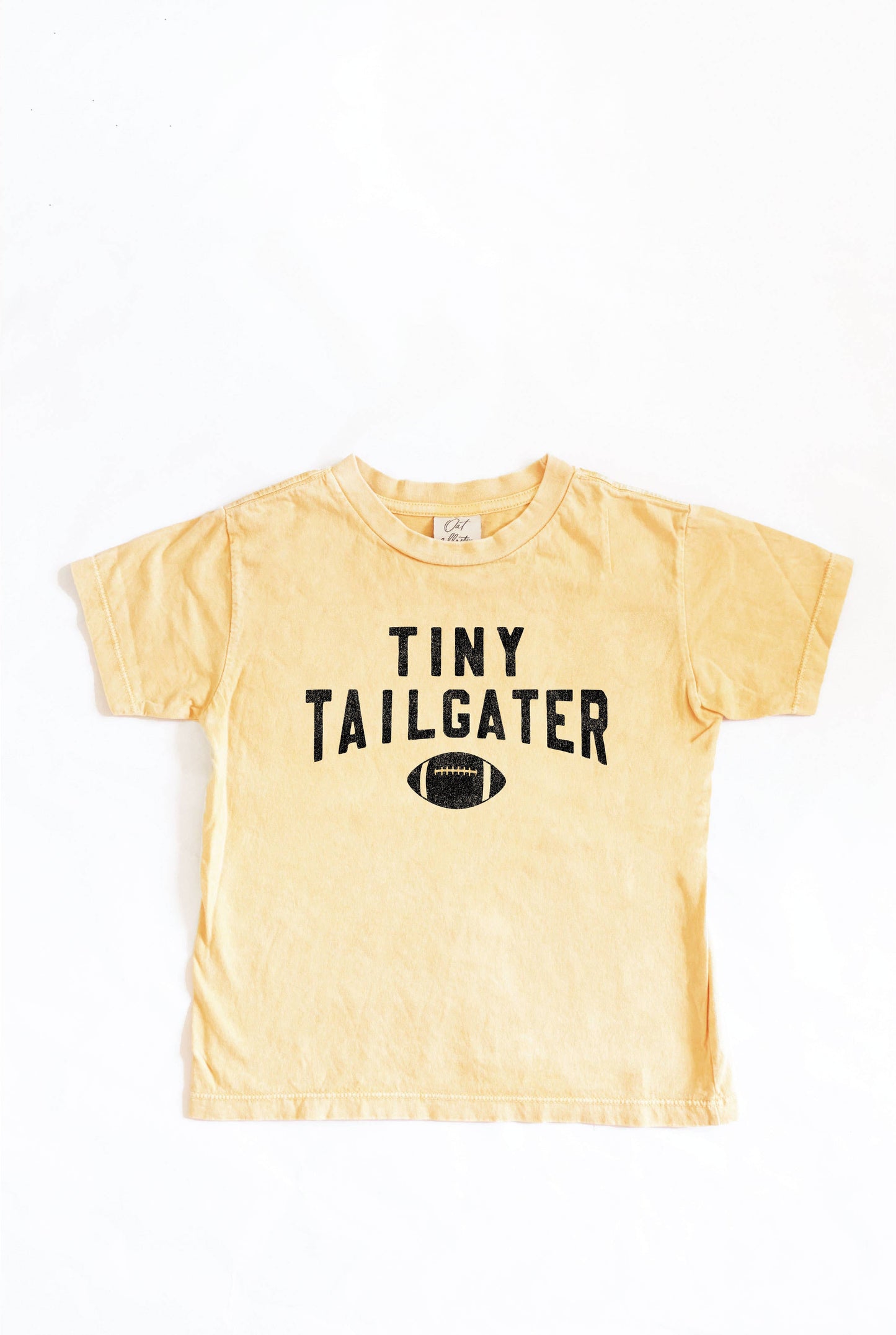 Tiny Tailgater Toddler Washed Tee - Gold & Black
