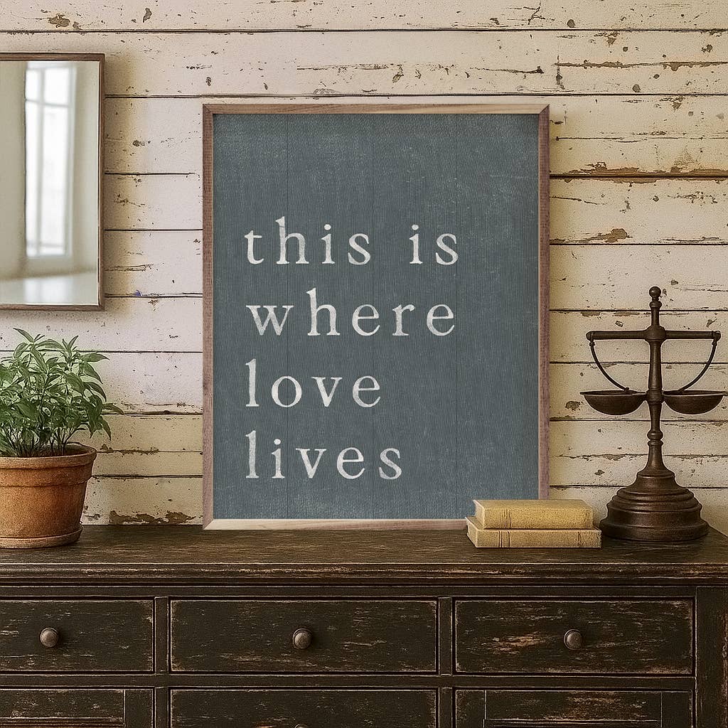 Where Love Lives Blue