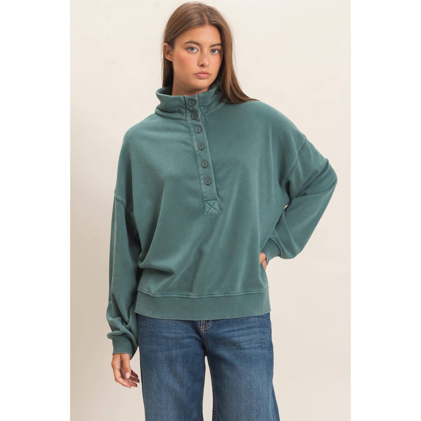 Cozy Vibes Mineral Wash Sweatshirt