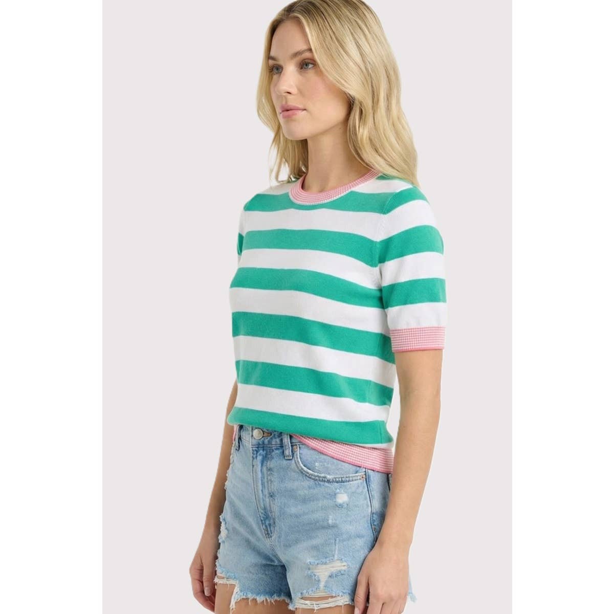 Take me away Stripe Sweater
