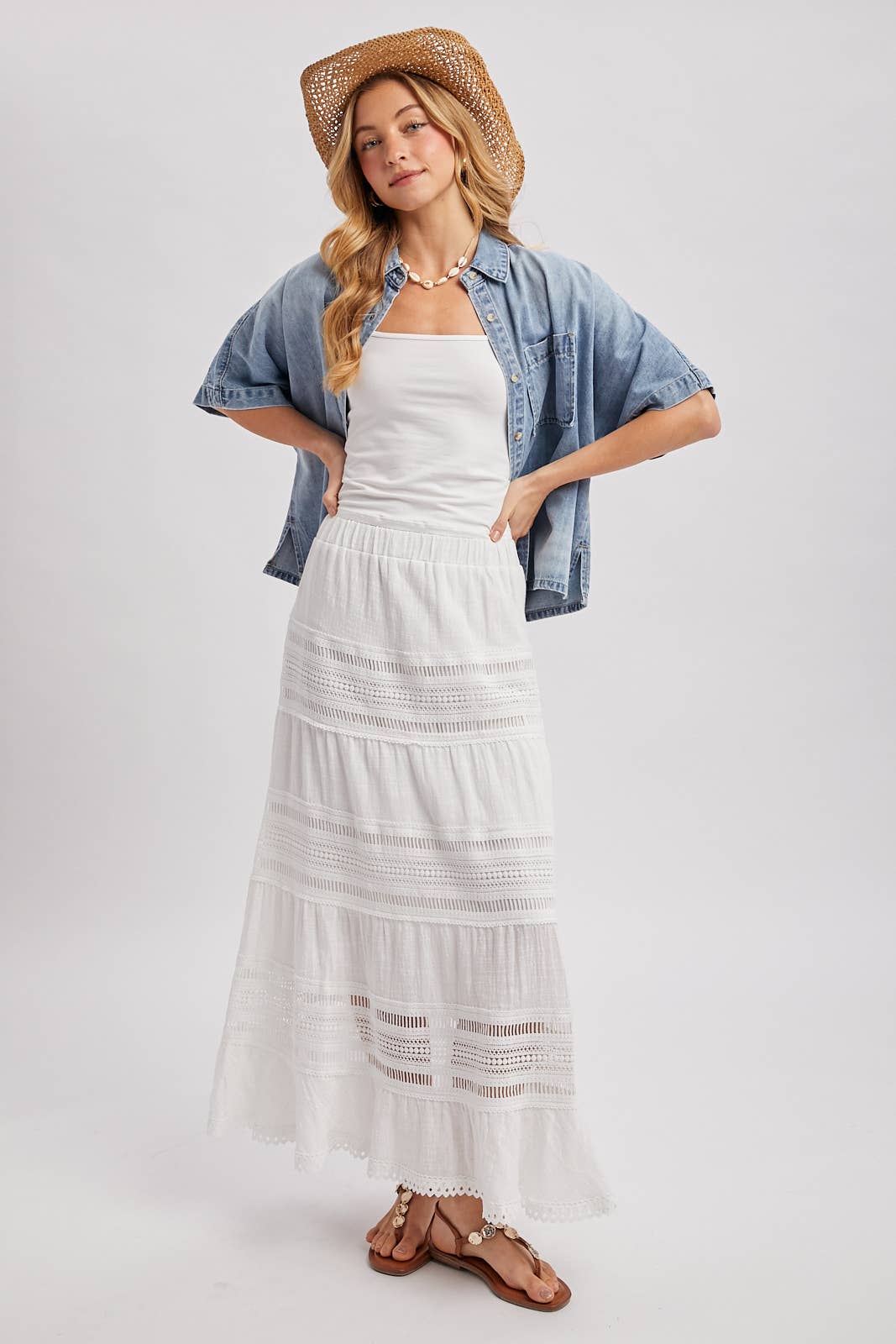 Denim & Daisies Button Up