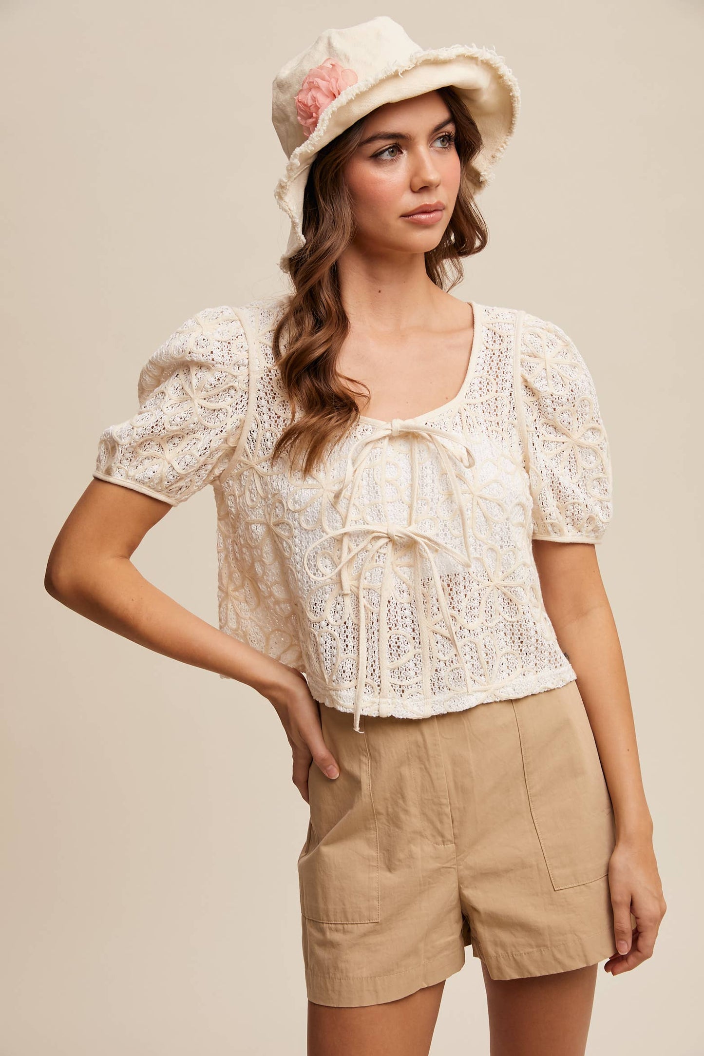 Out to Tea Crochet Top