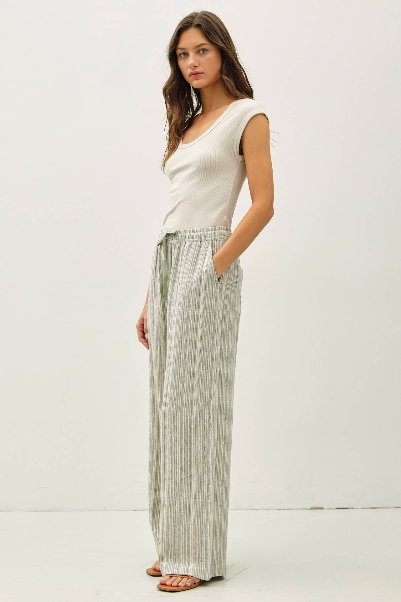 Lines and Linen Pant