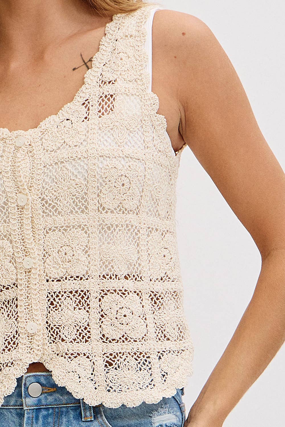 Boho Dreams Button Up Vest