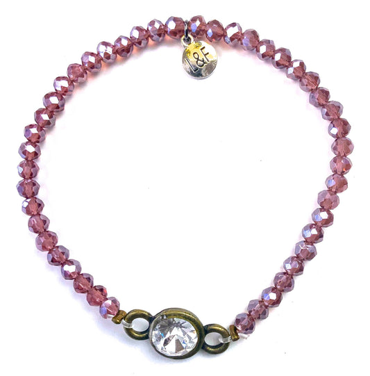 BR-Glass Bracelet in Orange