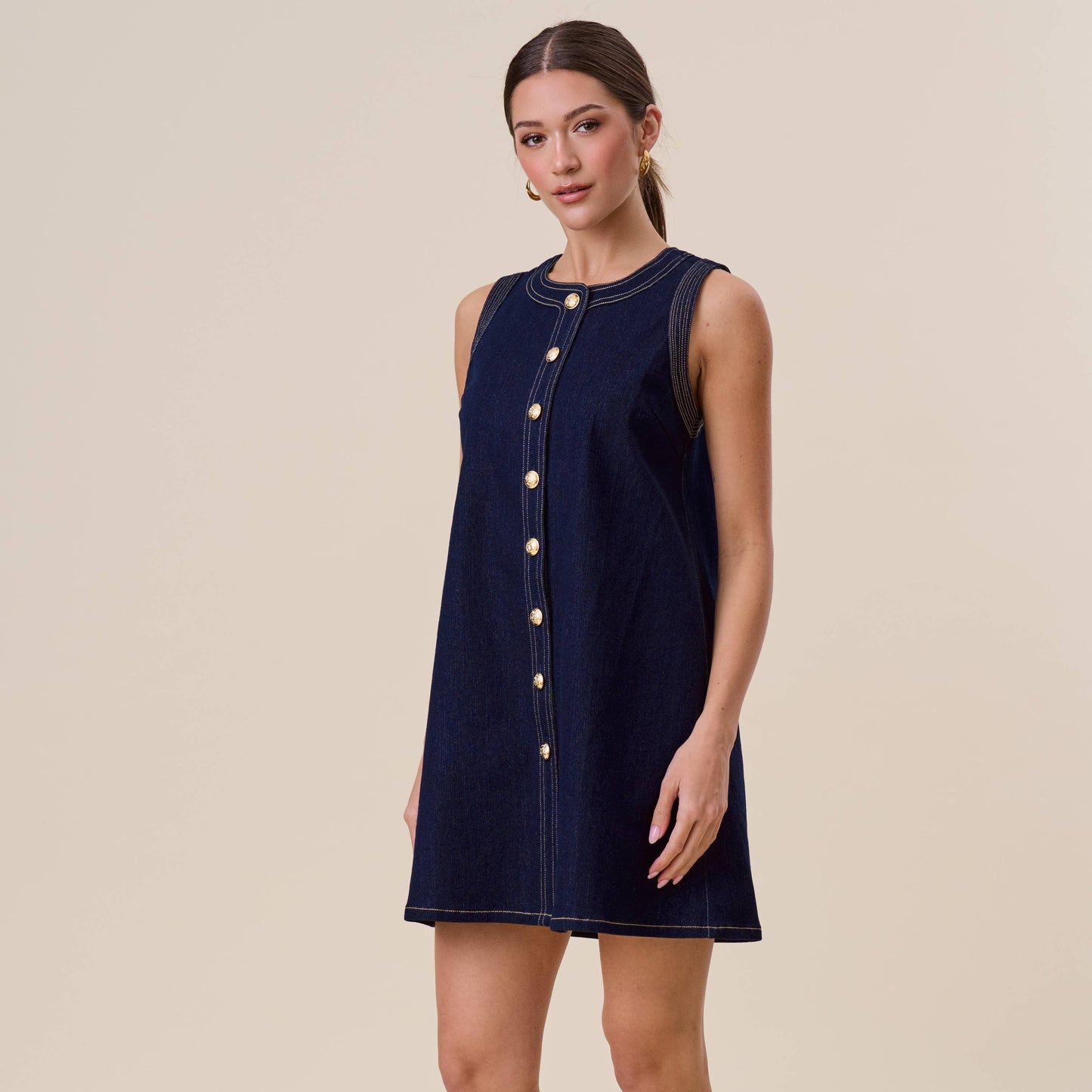 Ibiza Nights Button Dress