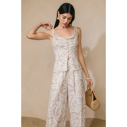 Driftwood Dreams Button Top