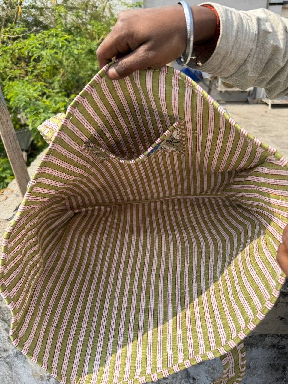 Gifts for Girlfriend Party Wear Bag Block Printed Cotton Bag