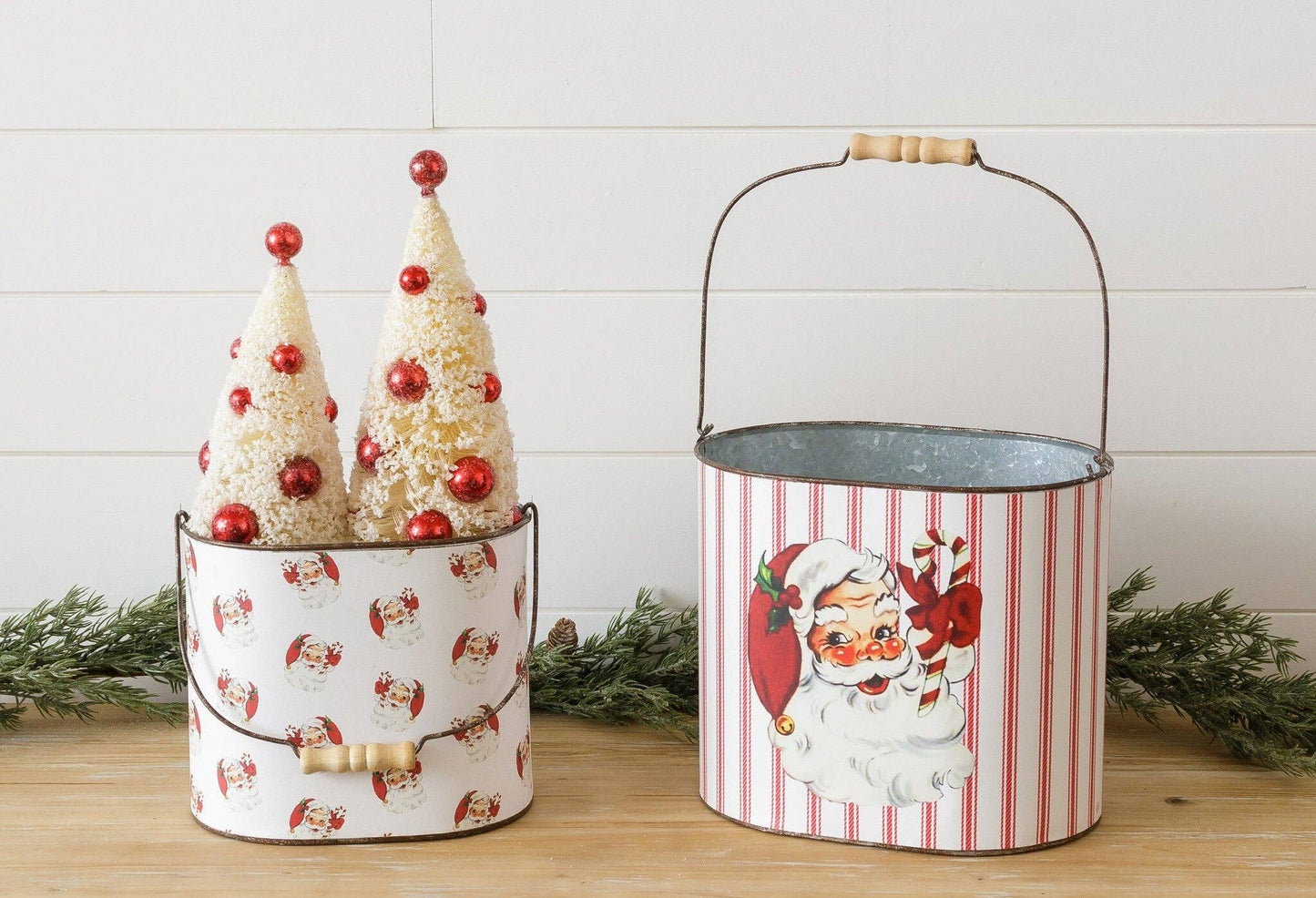 Vintage Santa Containers