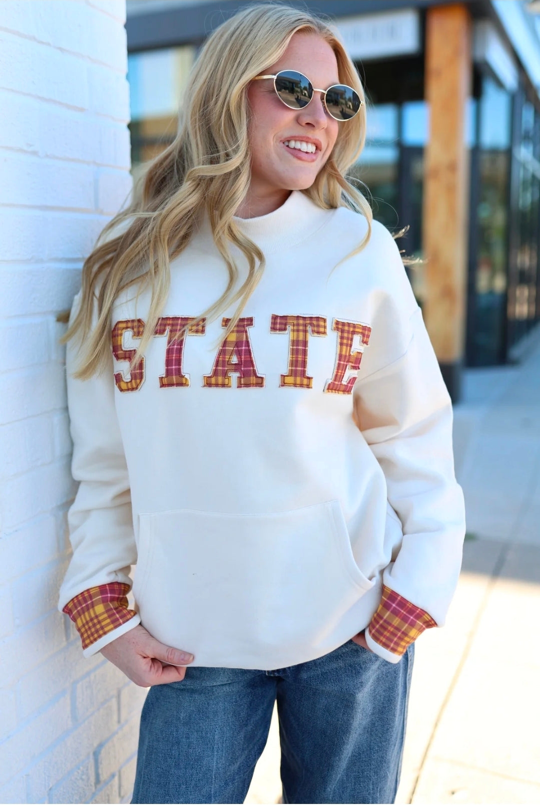 Gingham Gameday Mocknecks