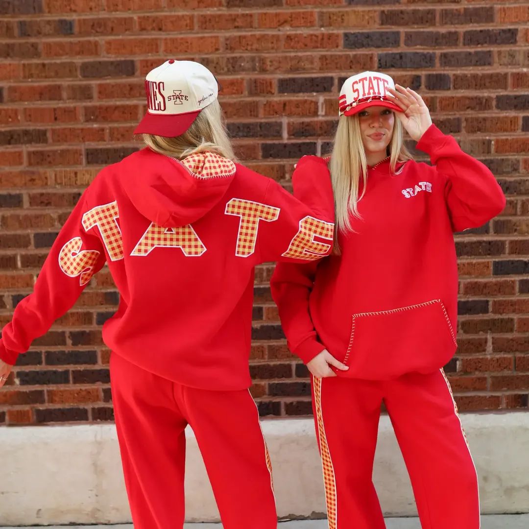 Gingham Gameday Hoodies